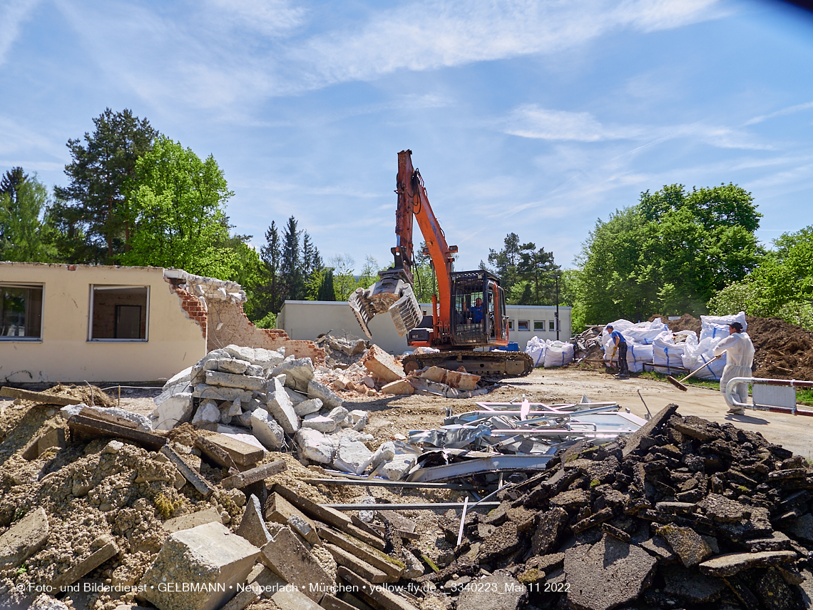 11.05.2022 - Baustelle am Haus für Kinder in Neuperlach